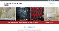Desktop Screenshot of canyontileandstone.com